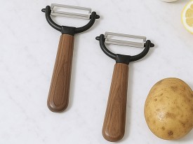 Pelapapas simple mango simil madera
